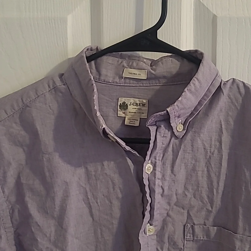 J. Crew Lavender Casual Button-Down Shirt